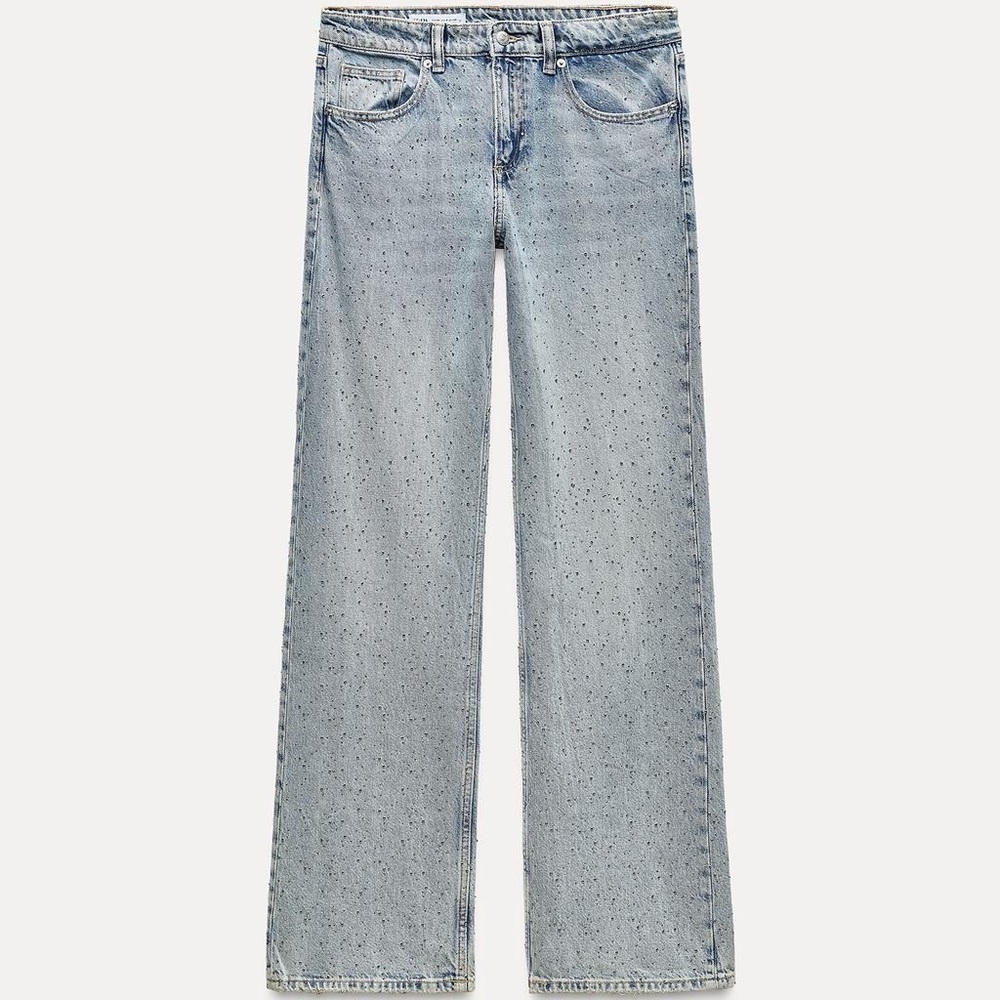 Zara Light-Blue Straight-Leg Women’s Jeans